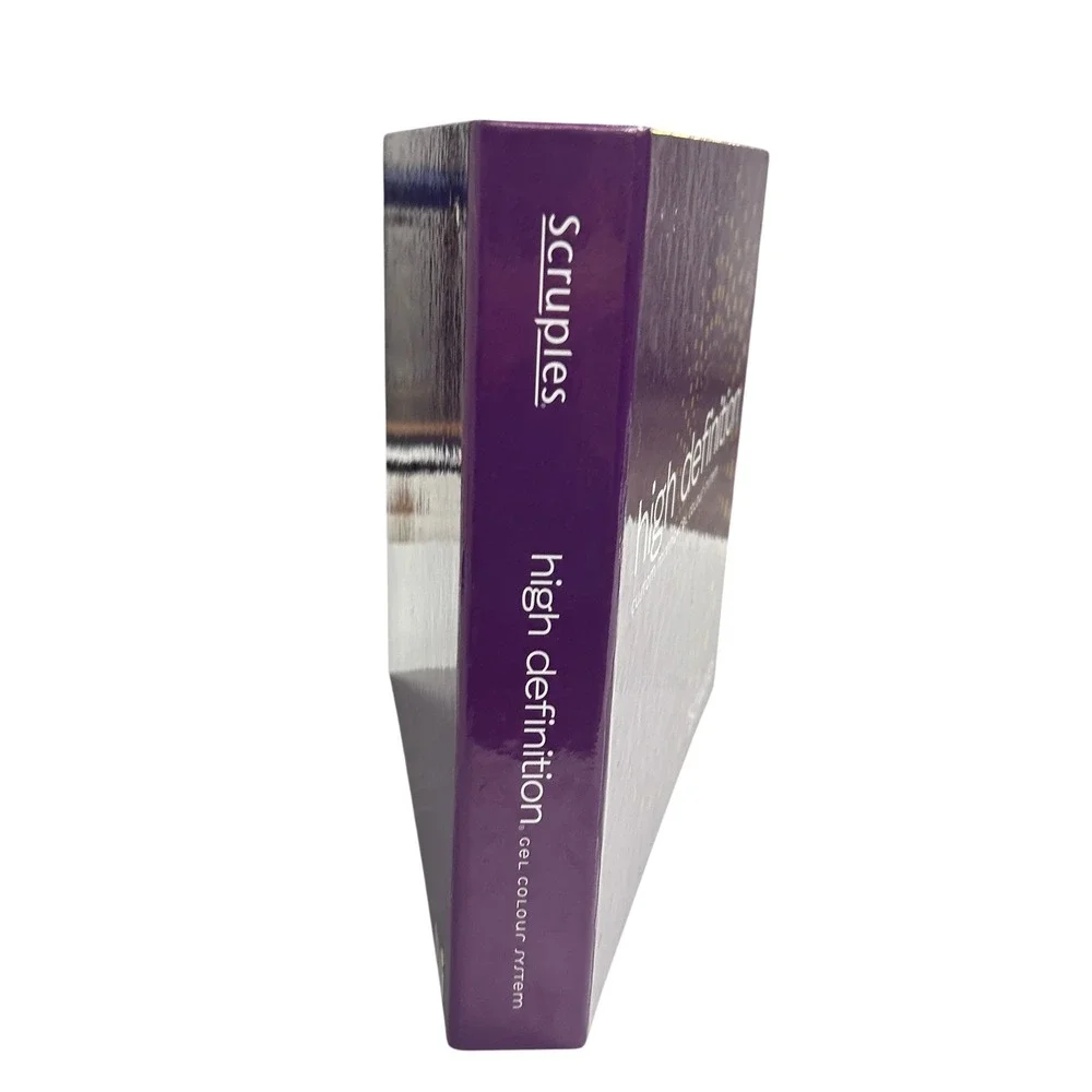 Scruples‎ High Definition Custom Mixing Gel Colour Swatch Book Purple Salon Pro